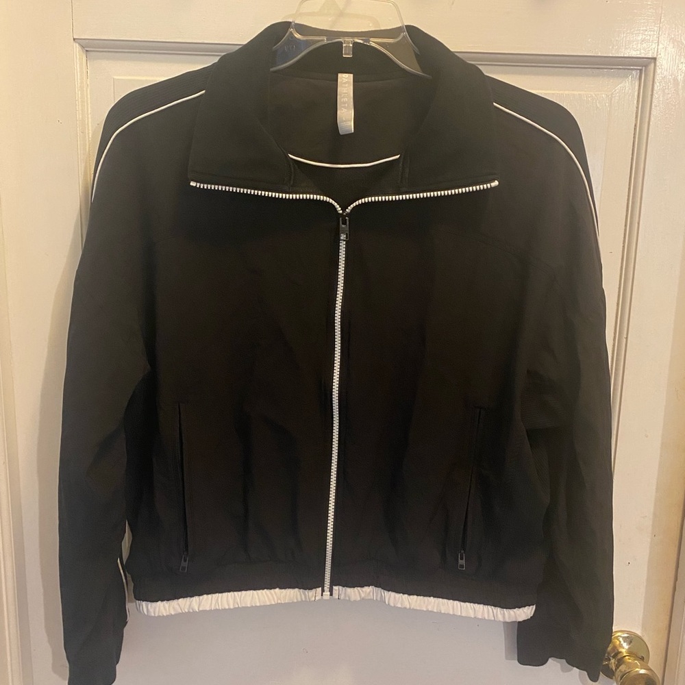 Athleta Brooklyn bomber jacket.